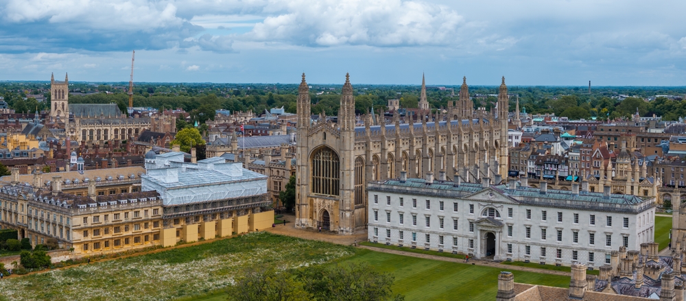 A képen a King's College Chapel látható Cambridge-ben, az Egyesült Királyságban. - Z(s)eppelin utazás